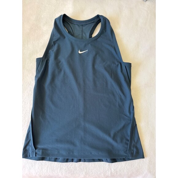 Nike Dri-fit Navy Blue Racerback Tank Top size Small - Picture 2 of 7